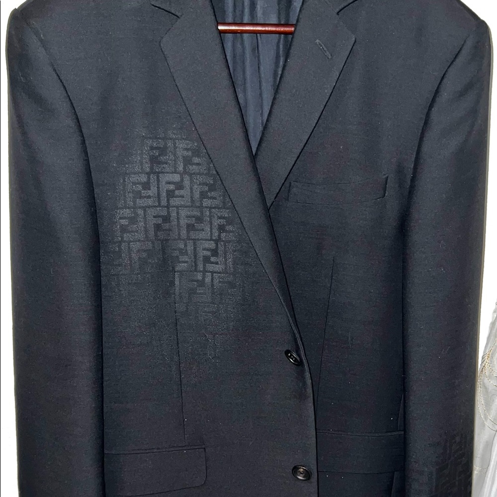 New Men’s Black Fendi Blazer Size 52